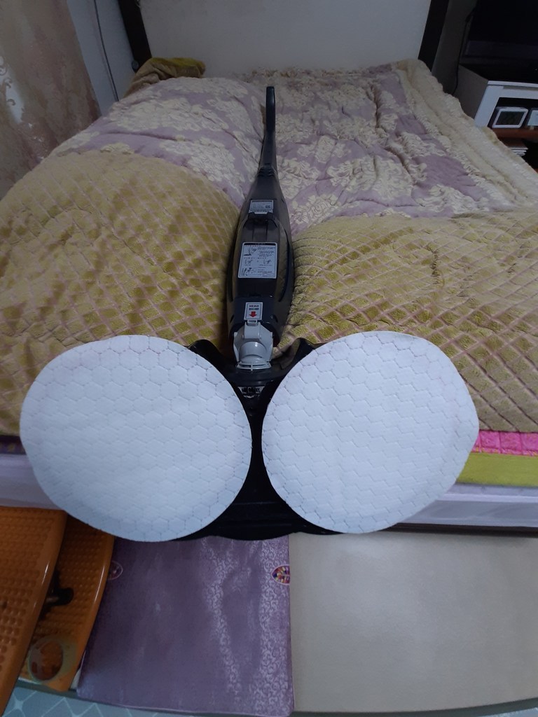 홈크린 원형 물걸레청소포 휴스톰 스윙 무선물걸레청소기 환제품구성