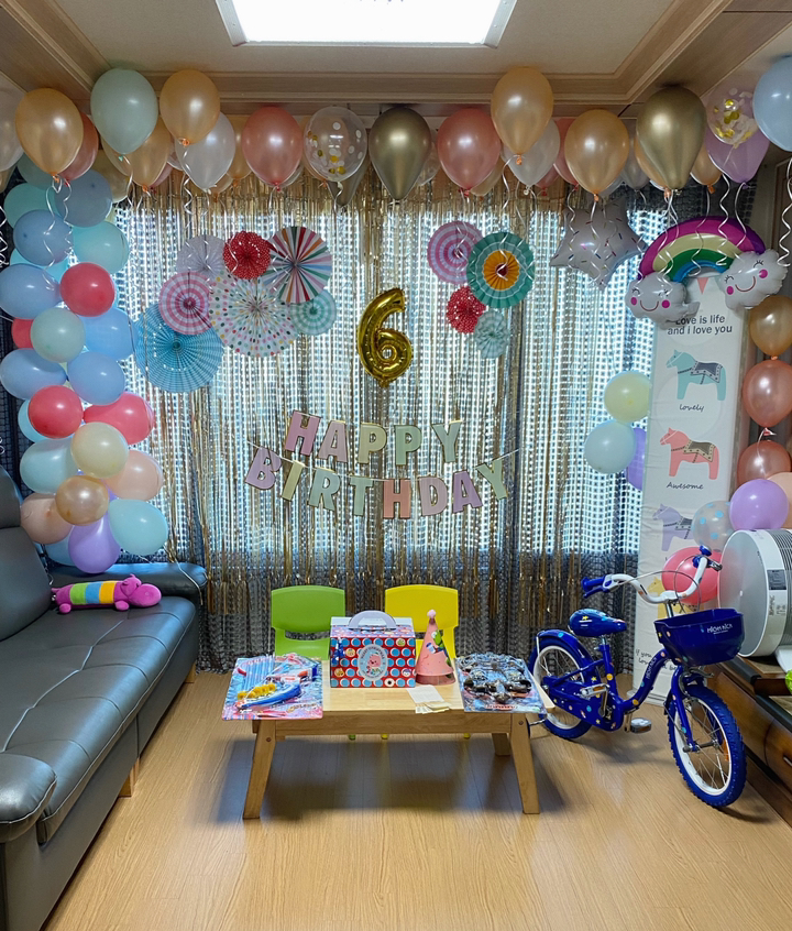 이베이비랜드 생일 파티 데코 페이퍼팬 8종 리뷰후기