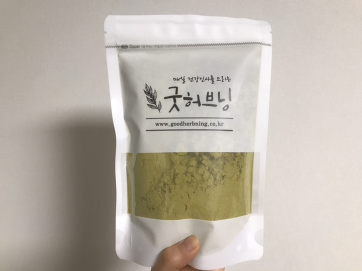 굿허브닝 오토파지 주스 쥬스 분말 가루 단박 케일 바나나 연근 아몬드 리뷰후기