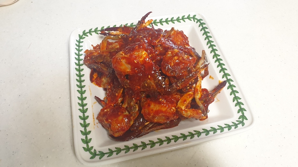 설래담 양념꽃게무침 양념꽃게장 리뷰후기