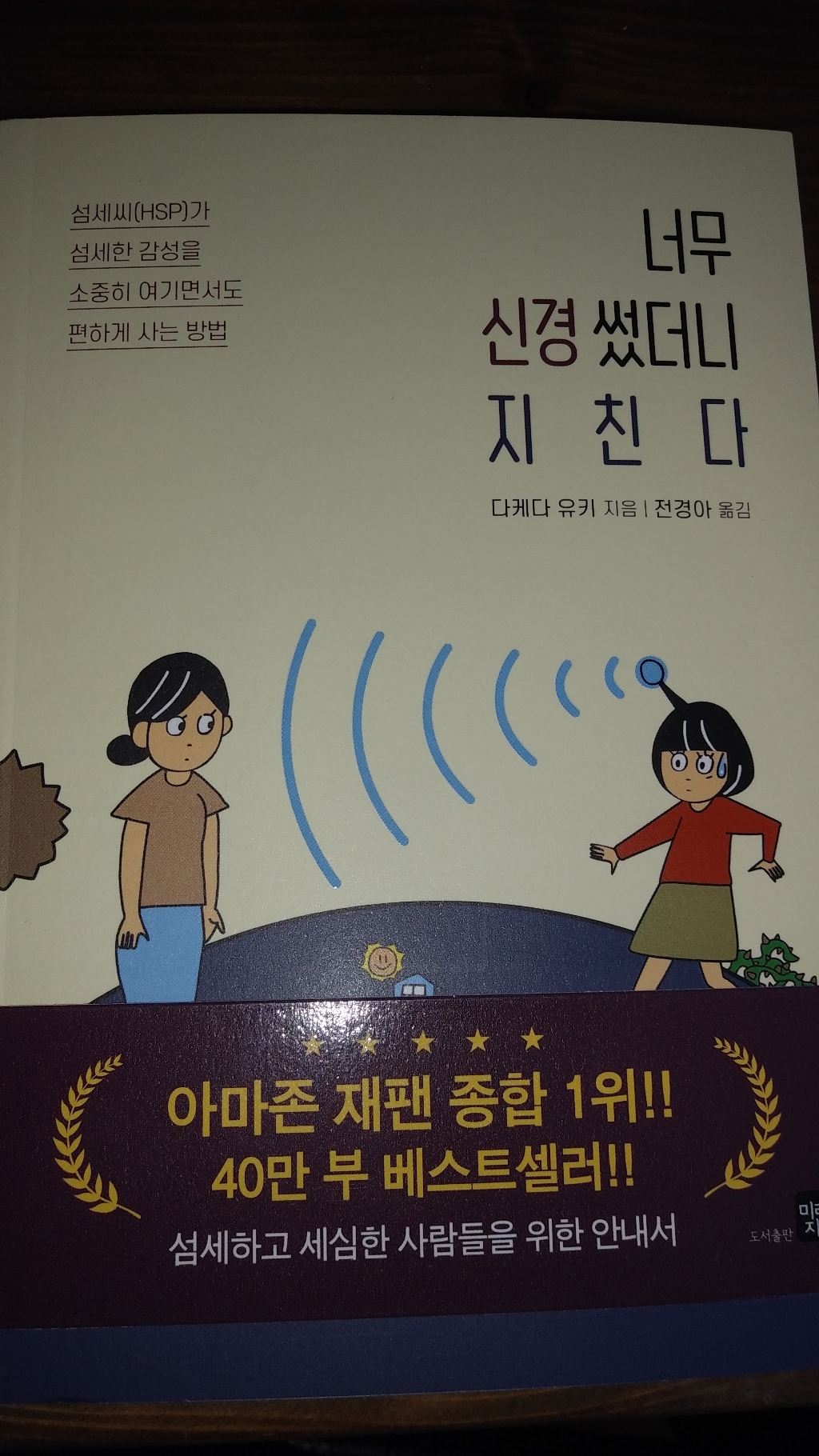 너무 신경썼더니 지친다:섬세하고 세심한 사람들을 위한 안내서