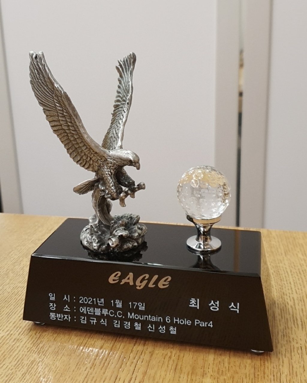 골프트로피 골프패 이글패 싱글패 홀인원 알바트로스 기념패 트로피 상패 광주 전주 대전 부산 대구트로피