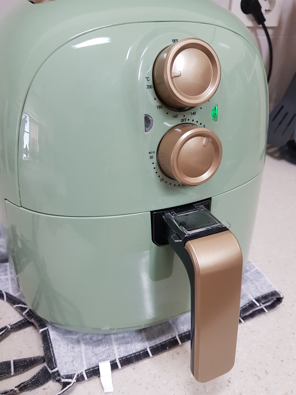 라이췔 국내출발 에어프라이어 3 대용량 튀김기 T-5070/1400W 그린 리뷰 후기