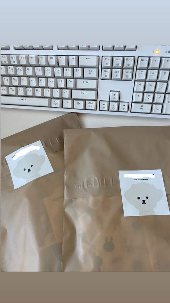 담다 HDPE 택배봉투 베이지 리뷰후기