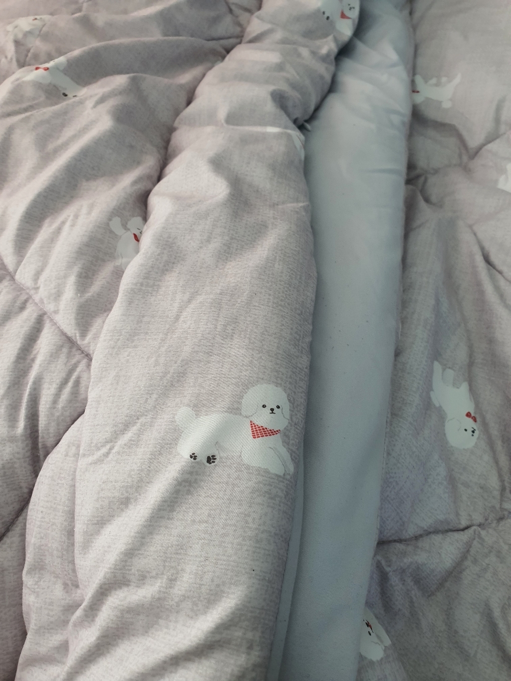 슈에뜨룸 비숑 피치스킨 차렵이불 리뷰후기