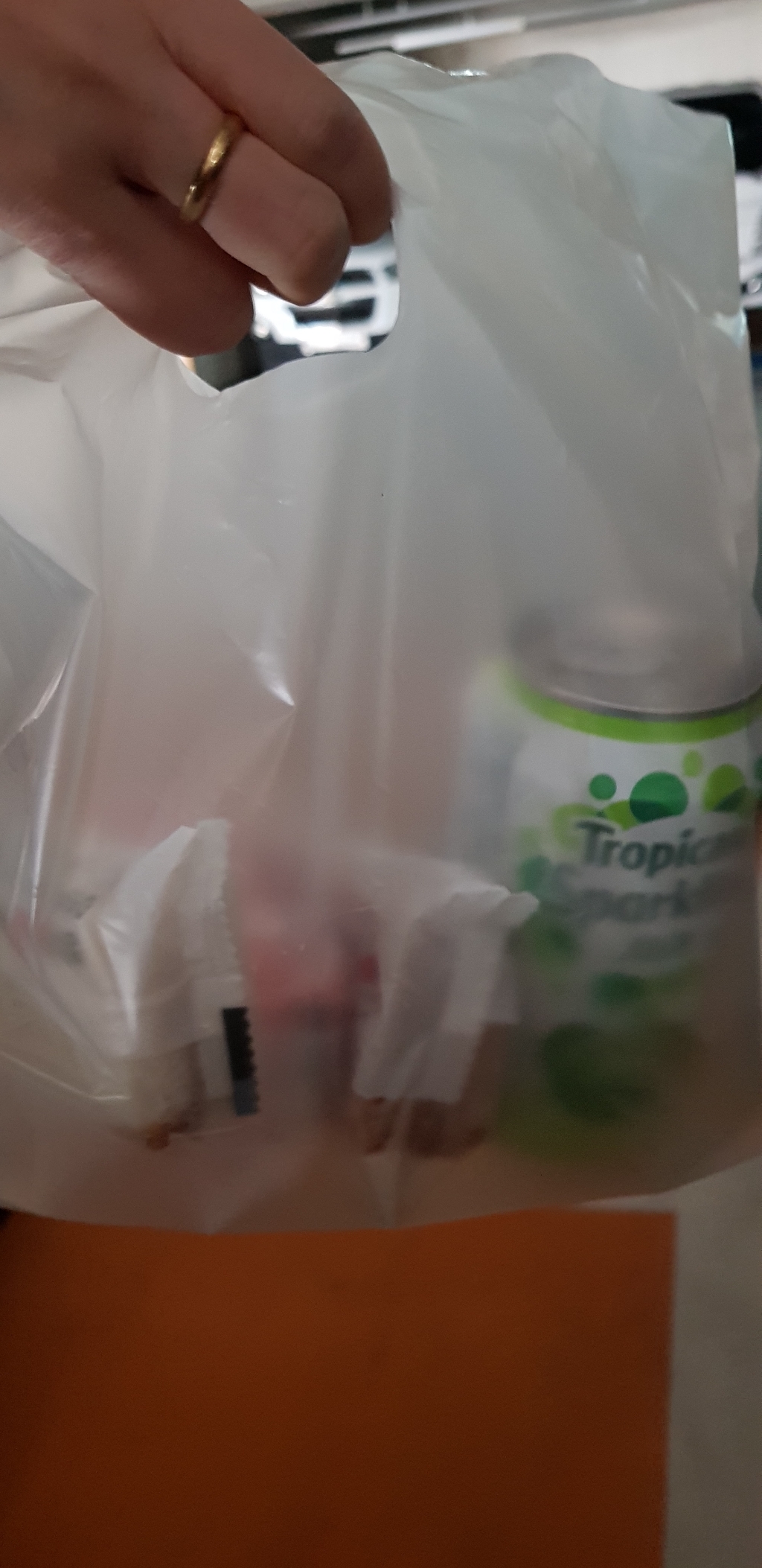 봄91 SE 무지 HD 비닐 쇼핑백 소
