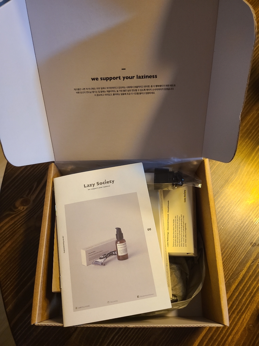 레이지소사이어티 면도기 5중날 패키지 12