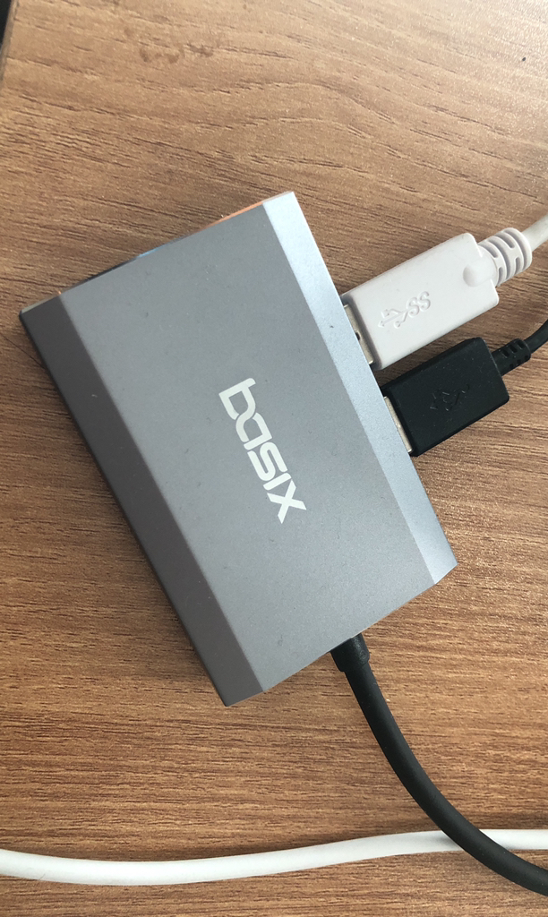 베이식스 USB C타입 HDMI 6in1 맥북 멀티 허브 TW6A덱스 리뷰후기