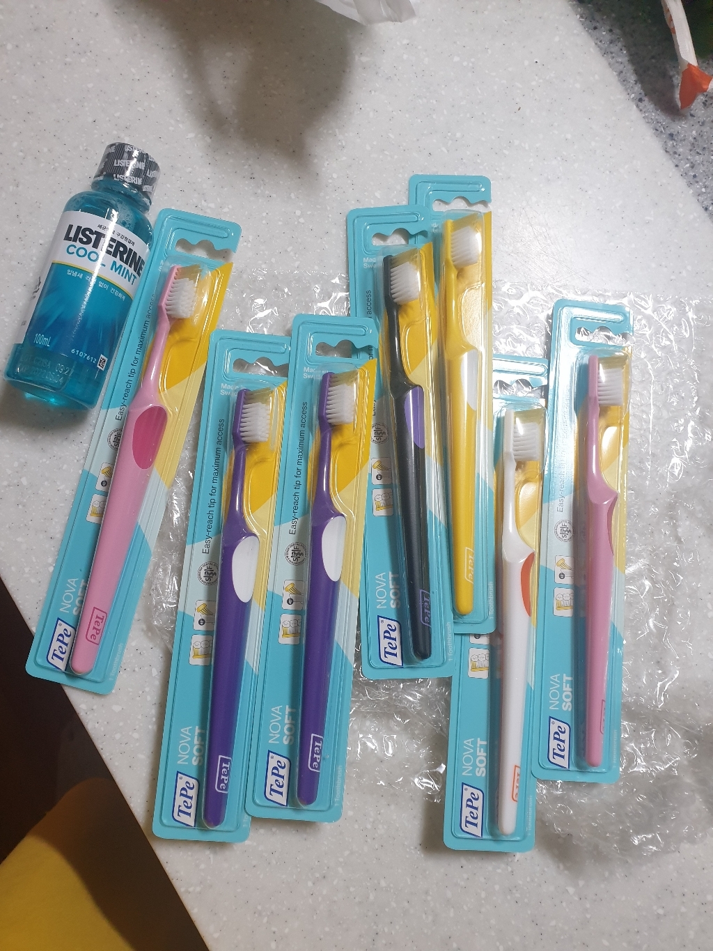 Tee 테페 노바 탄력있는 일반모 어금니 사랑니 임플란트 칫솔 부드러운정도 60