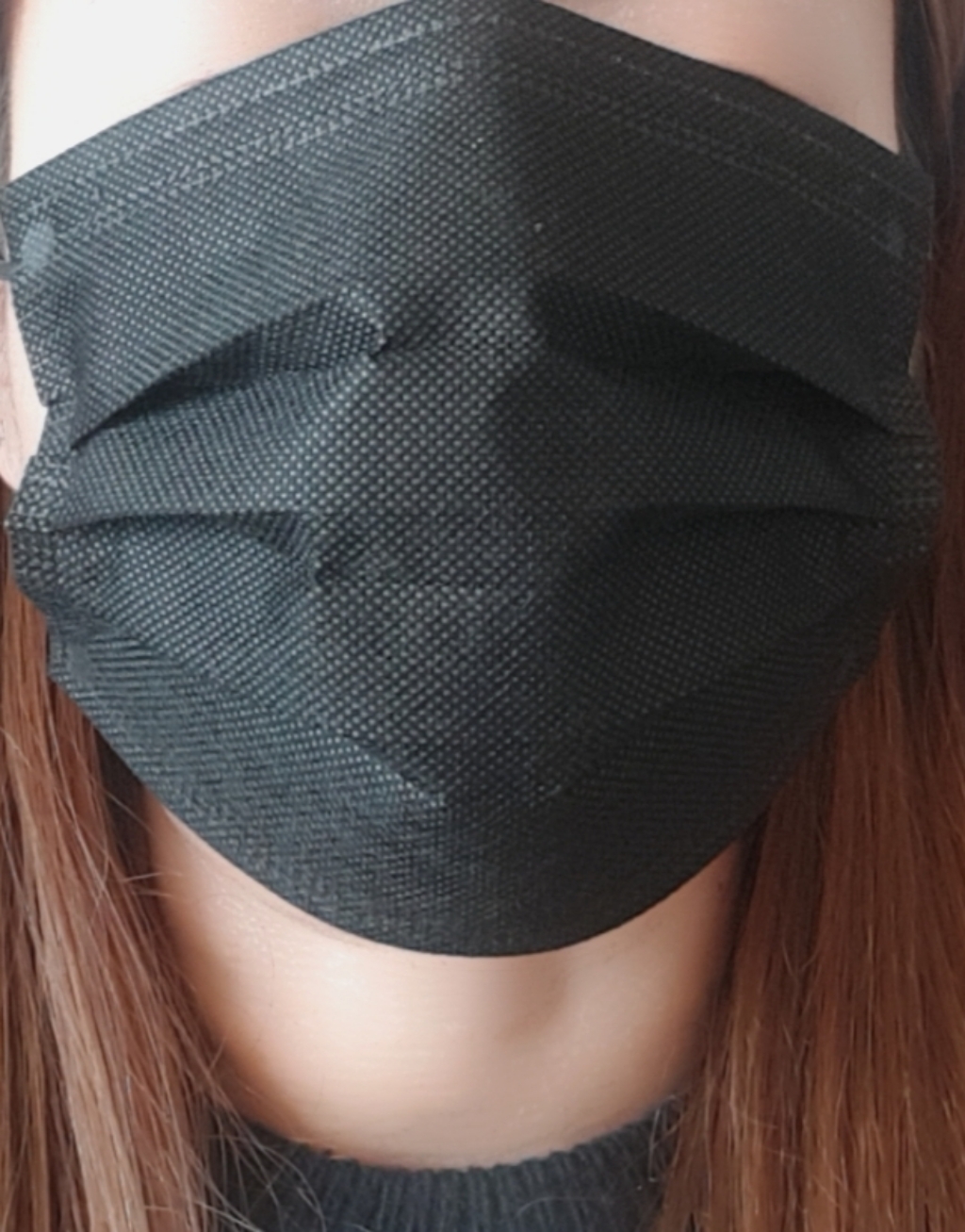 블랙딘 개별포장 일회용마스크3중필터 블랙