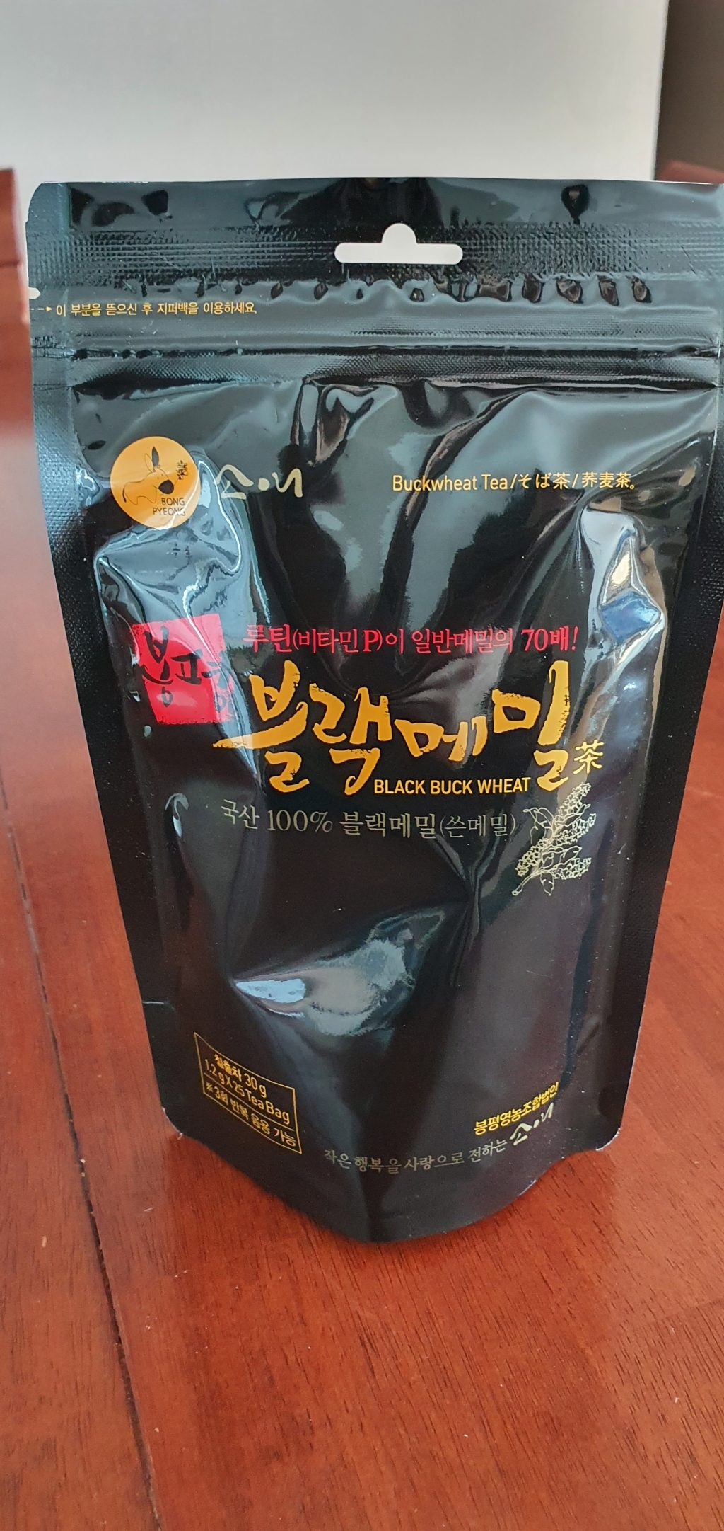 소애 봉평 블랙메밀차 실속형 25티백