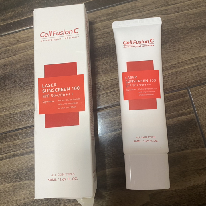셀퓨전씨 레이저 썬스크린 100 SPF50 PA 리뷰후기