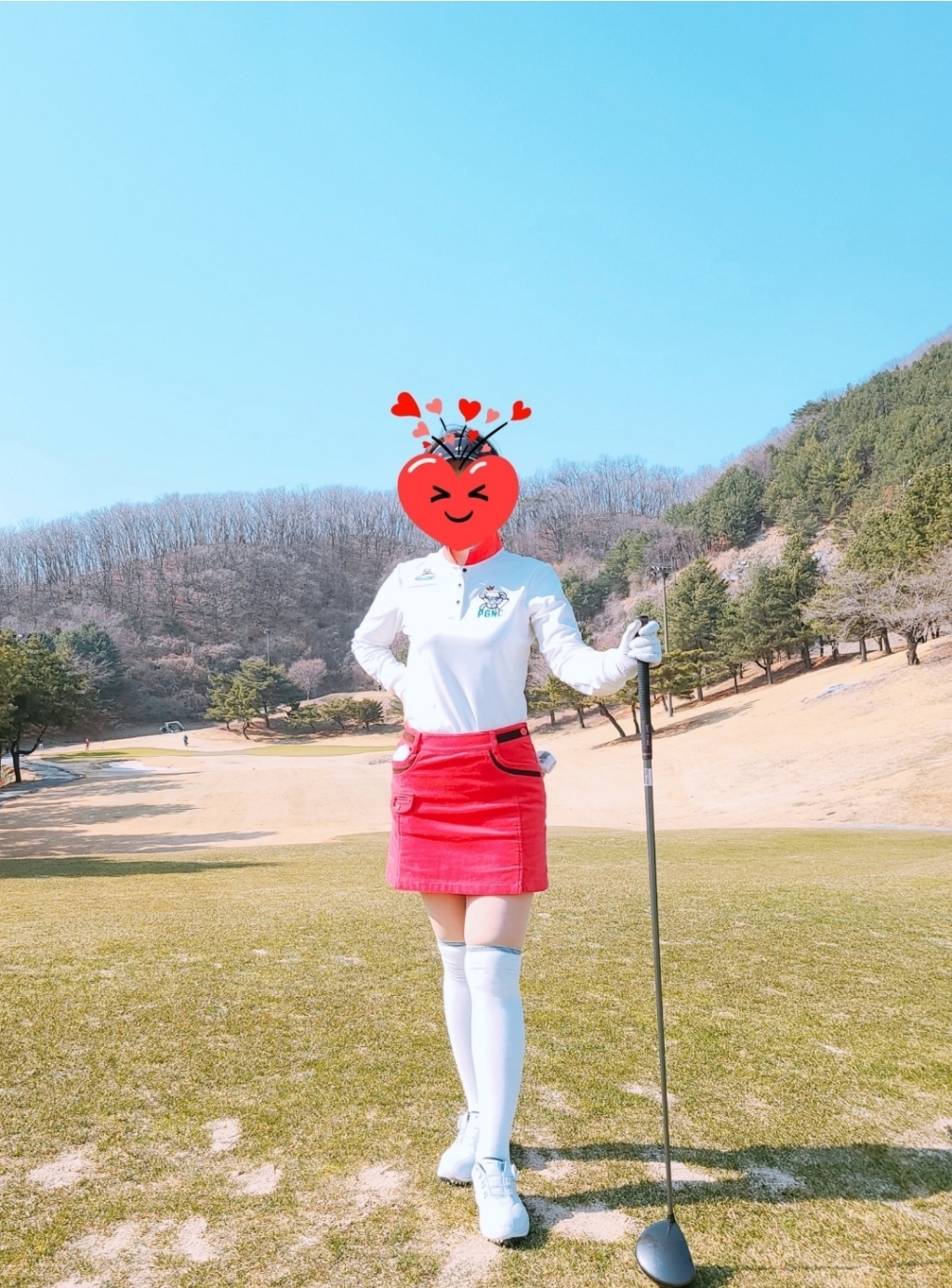 폴프랭크 골프 니삭스 여성용