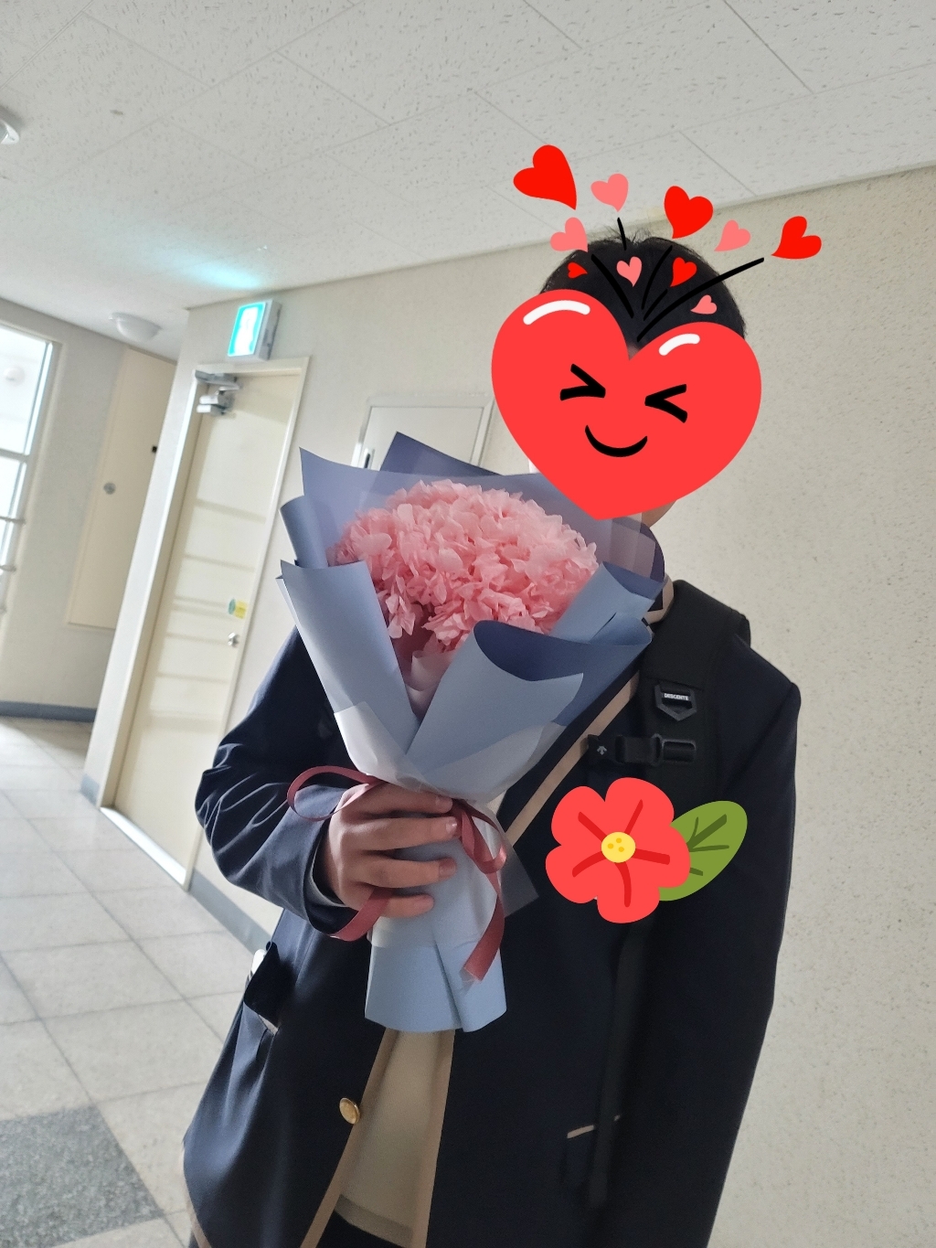 로사리움 수국 꽃다발 포장