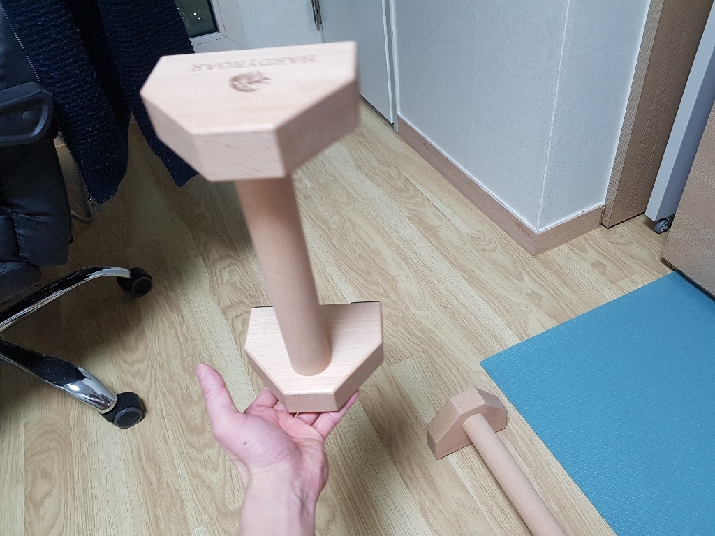 하디로어 튼튼한 프리미엄 우드 푸쉬업바 플란체바
