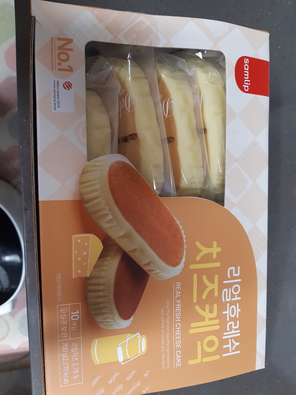 삼립 리얼 후레쉬 치즈케익 10개입 리뷰 후기