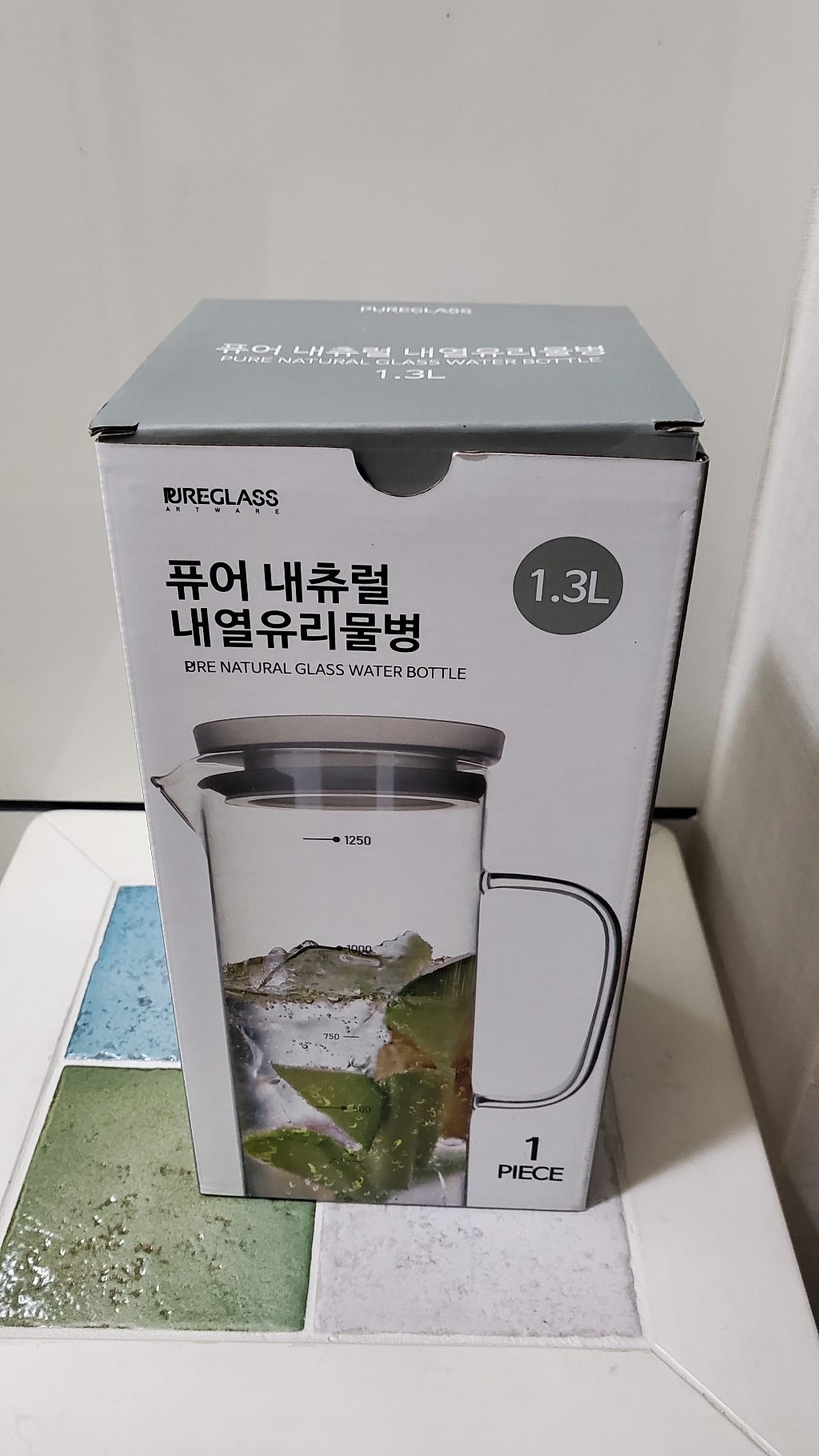 아트웨어 내츄럴 내열 유리 물병