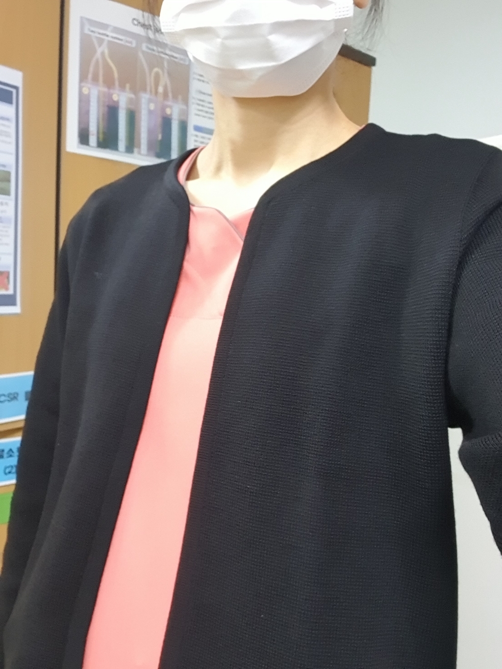 더까운 병원가디건 간사가디건 실습가디건 학생가디건 수술복 간사복 유니폼 병원유니폼 리뷰후기