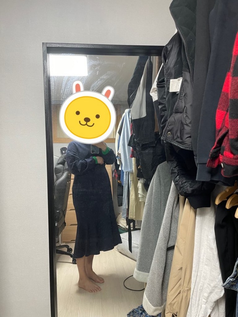 봉봉스토리 퍼프시보리 임부원피스