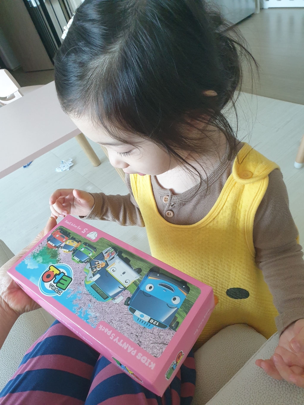 씨엘스토리 여아용 꼬마버스타요 삼각팬티