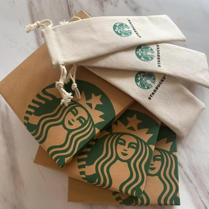 스타벅스 티스푼 4종셋트 커피 스푼 Starbucks 선물 포장 박스와 봉지 포함