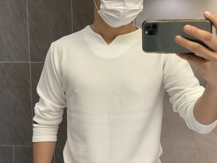 스댕클럽 남성용알 V넥 스판 긴팔티셔츠 MD6905 리뷰후기