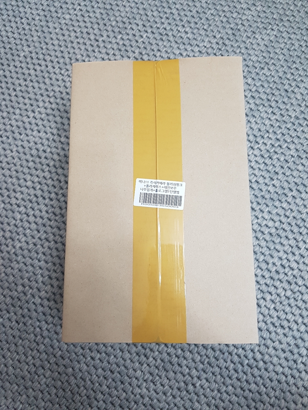 인스탁스 미니11 즉석카메라 블러쉬 핑크 폴라케이스 레인보우 나무집게 홀로그램 1단 앨범