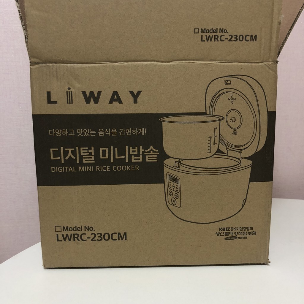 리웨이 LWRC-230CM 디지털 미니 전기밥솥 리뷰후기