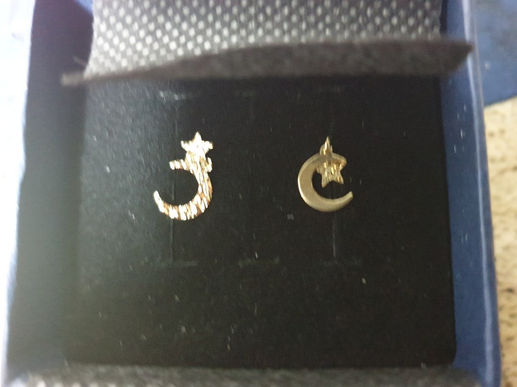 골드앤 18K 별빛달빛 귀걸이