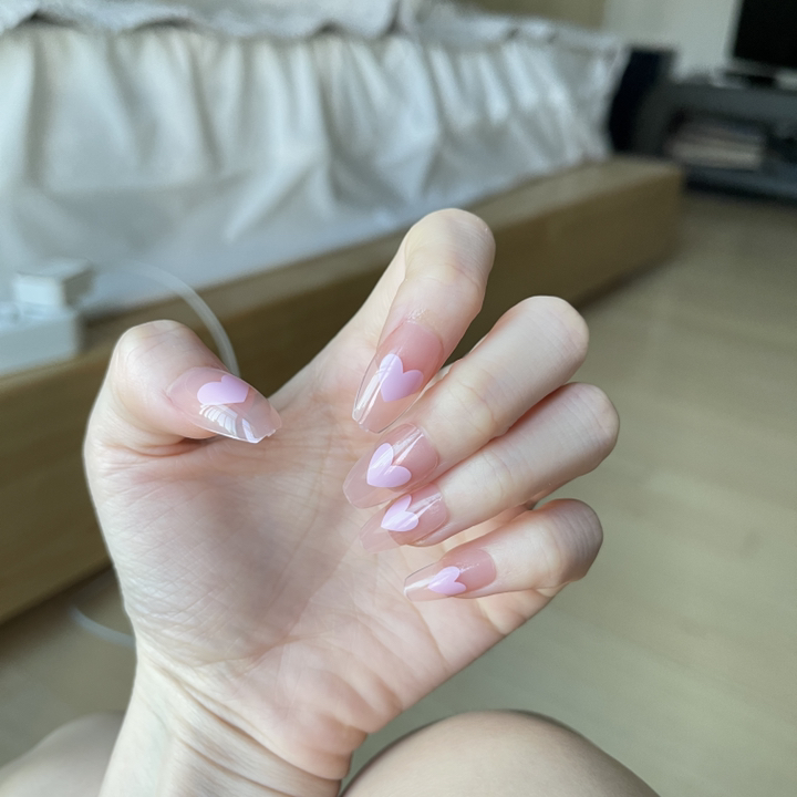 잇템샵 네일팁 인조손톱 팁붙이는 룽 숏 글루 네일팁 리뷰 후기