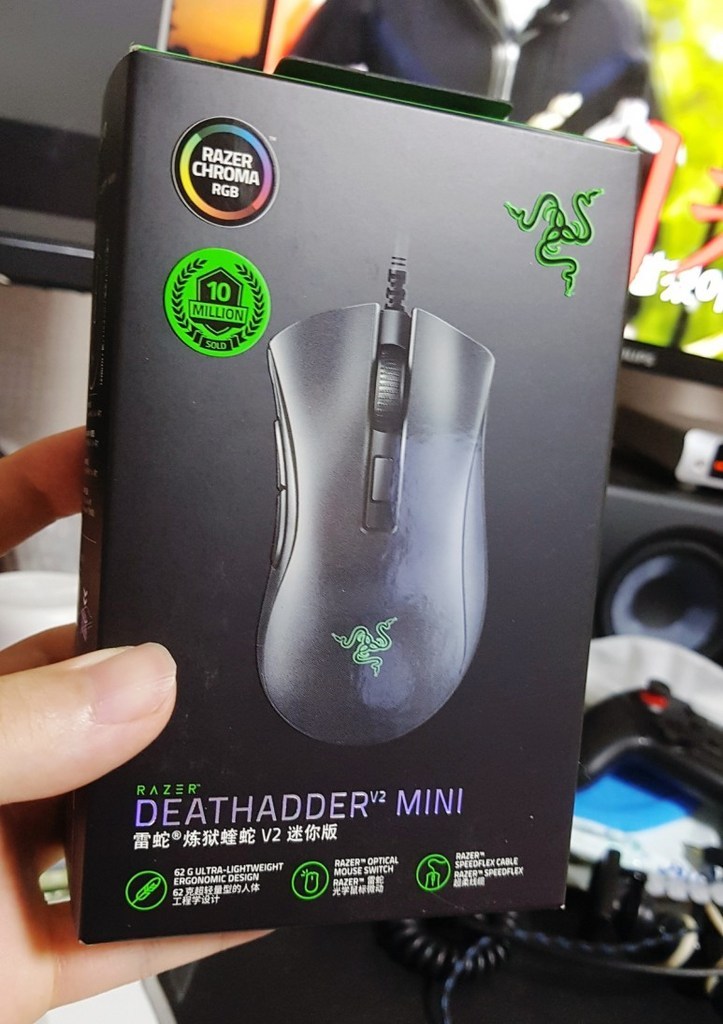 레이저 Death Adder V2 Mini 유선마우스 게이밍마우스 레이저마우스/ 그립테이프 포함 X 리뷰후기