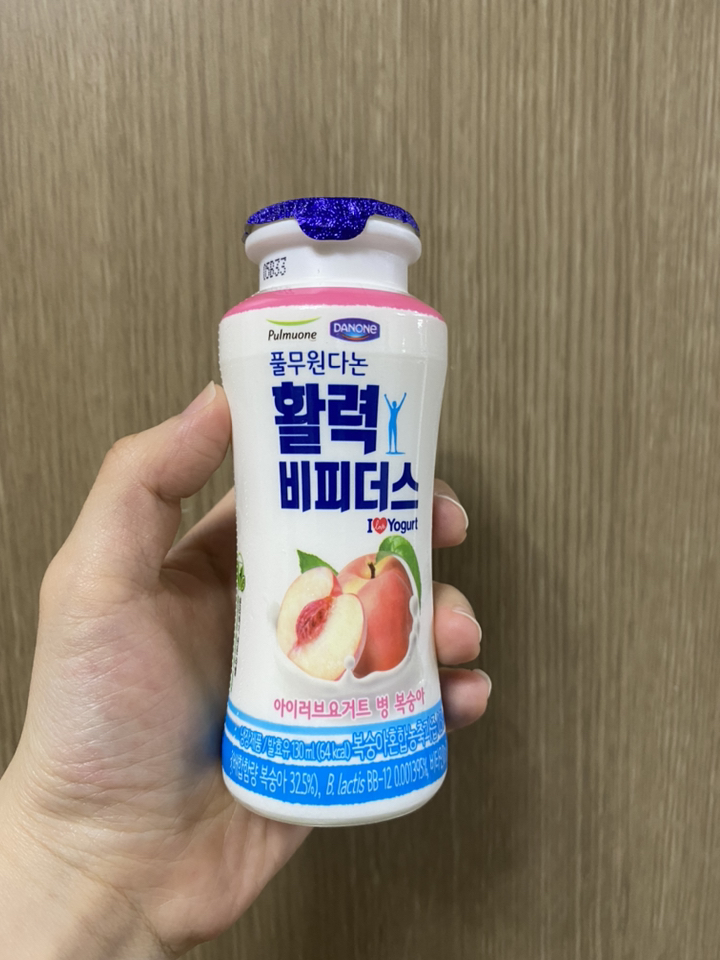 풀무원다논 활력 비피더스 복숭아