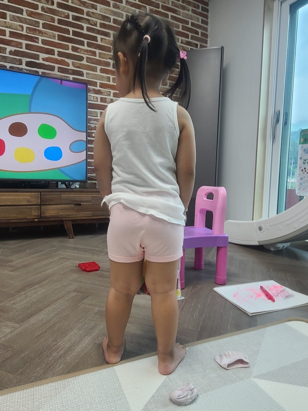 [빌도르] 아이스크림 5매 여아 드로즈 사각 팬티