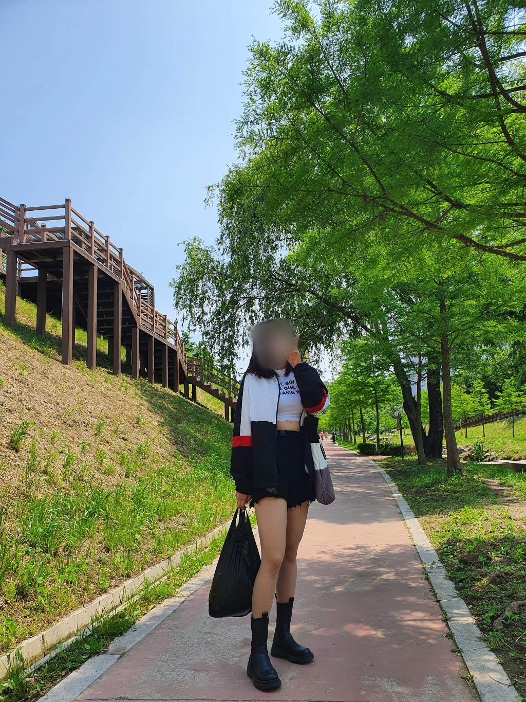 반에이크 여성용 세이나 크롭 반팔 티셔츠 리뷰후기