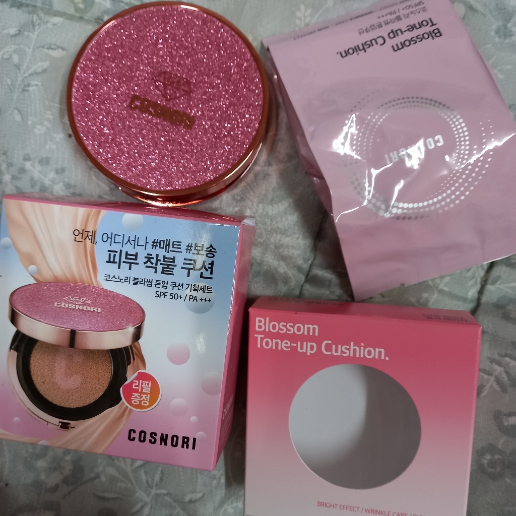 코스노리 블라썸 톤업 쿠션 파운데이션 본품 리필