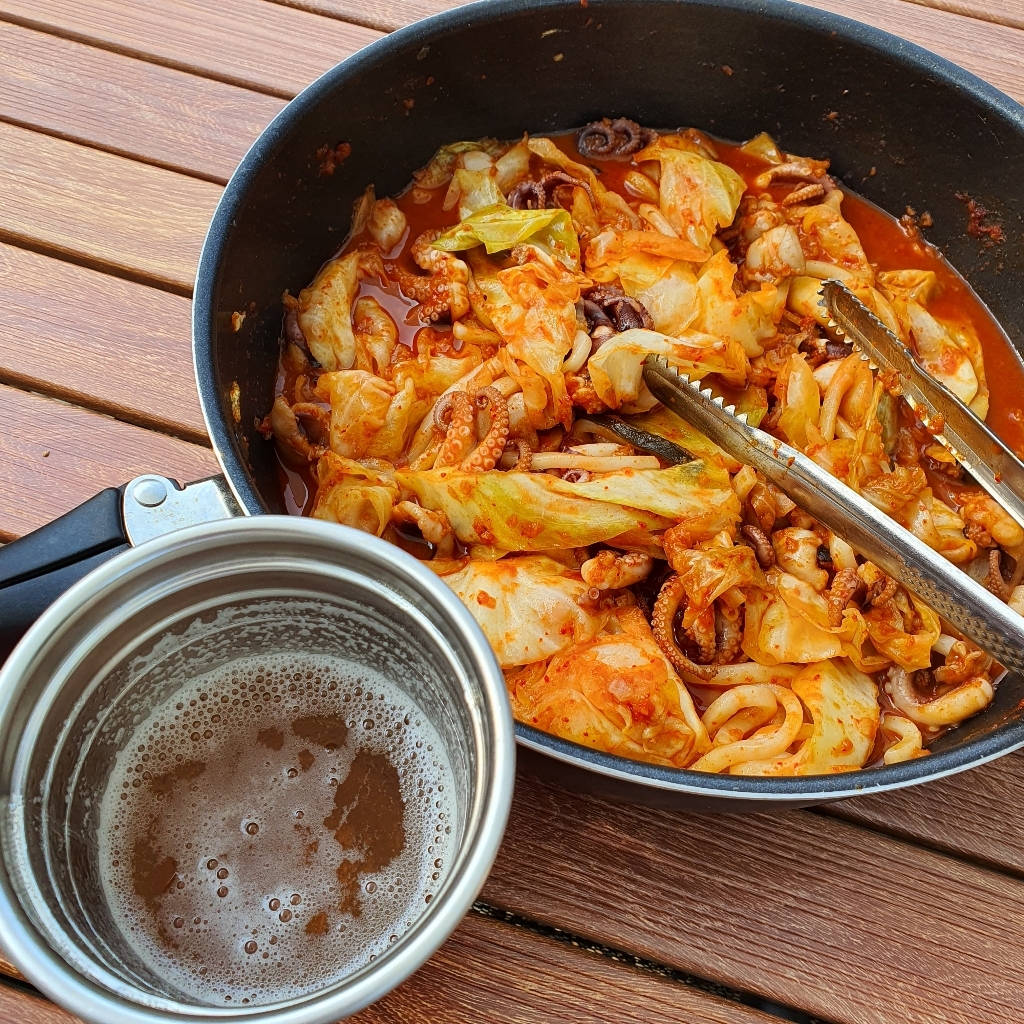 고른 양념 쭈꾸미 (냉동) 리뷰 후기