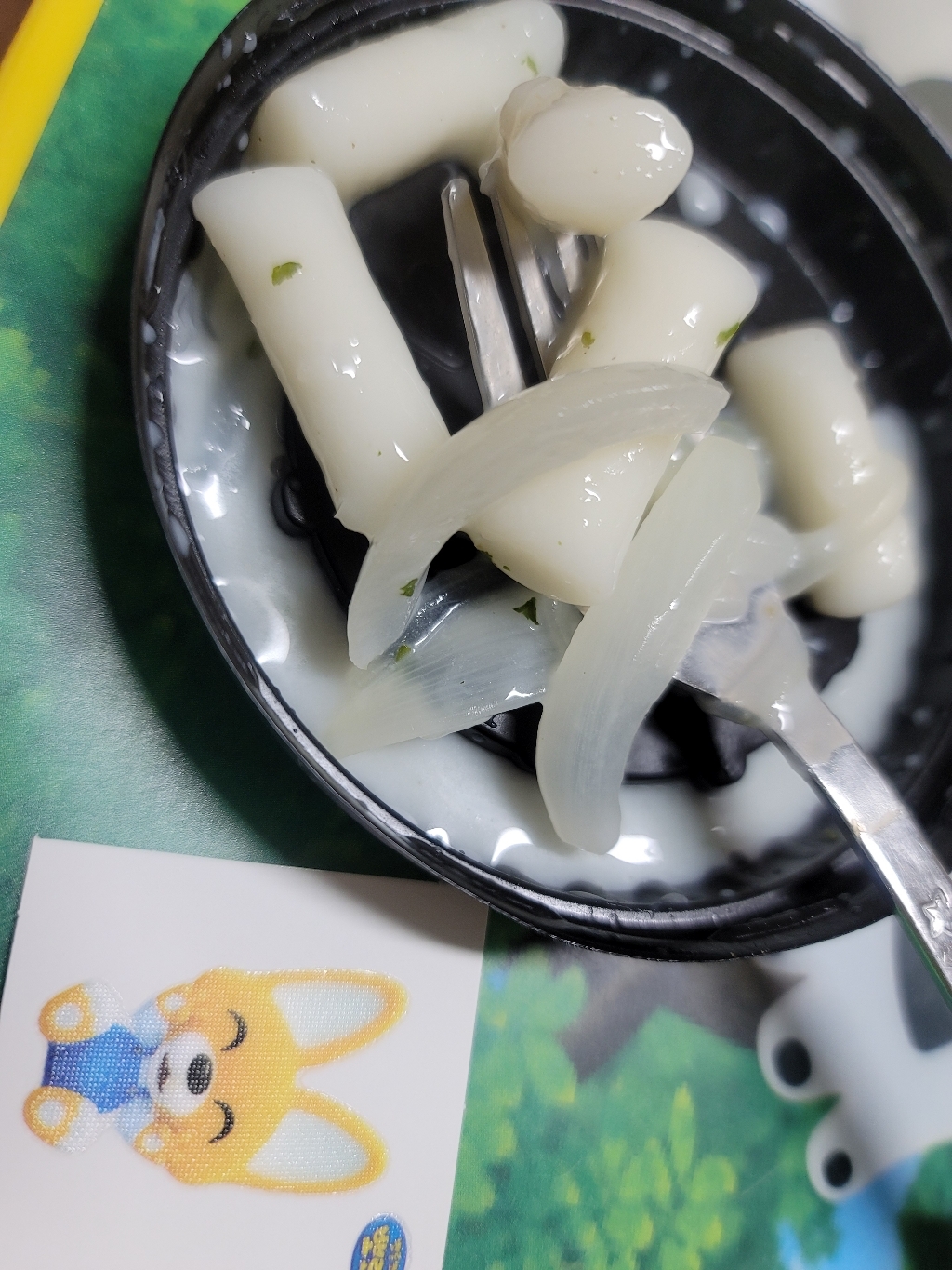 뽀로로 떡볶이 버스 크림맛