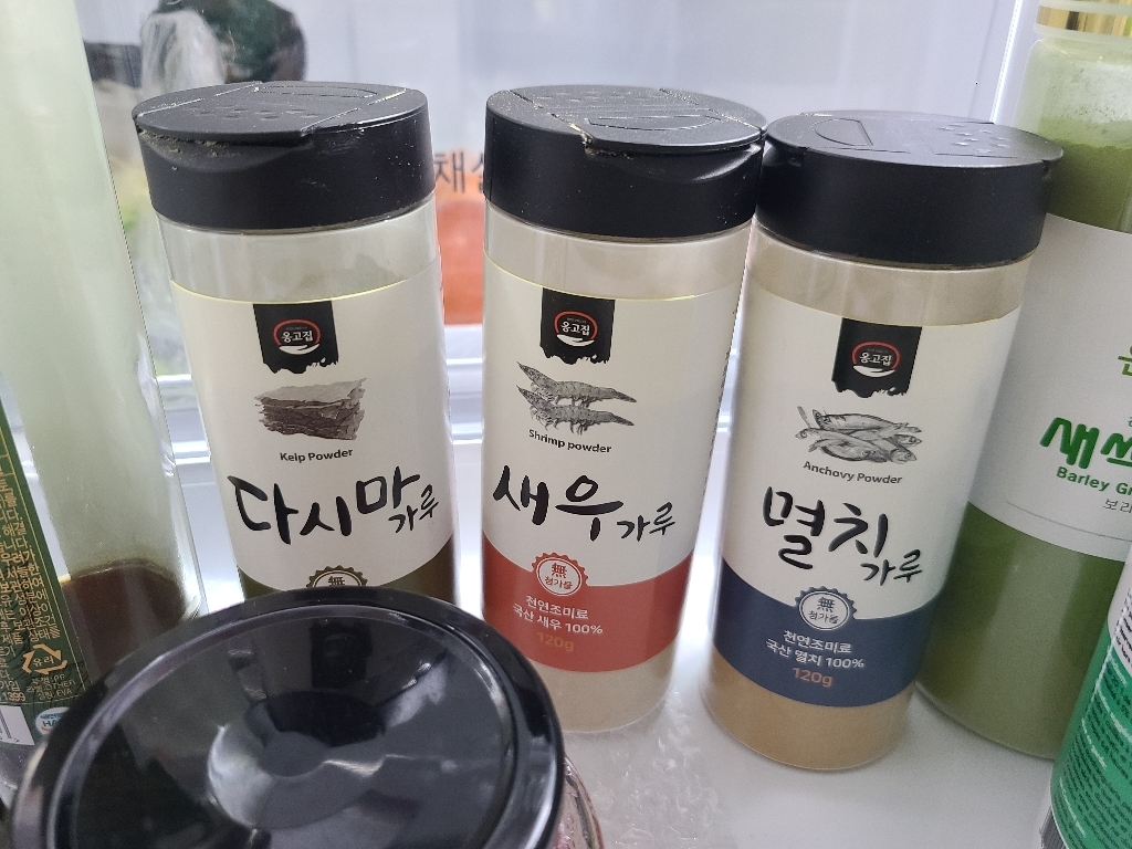 천연조미료 멸치가루새우가루다시마가루 리뷰후기