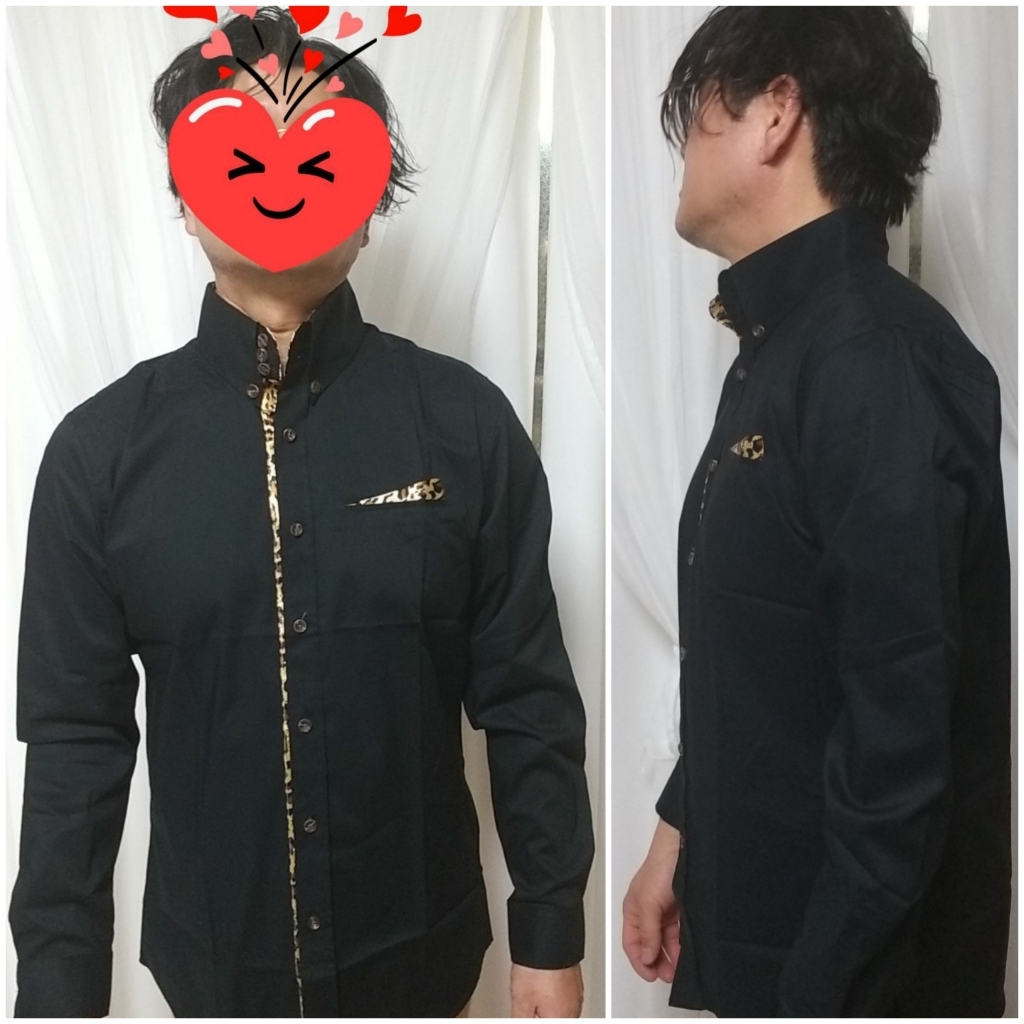 제이붐 남성용 피 배색 면 스판 긴팔 셔츠 ST03