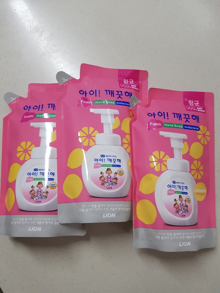 아이깨끗해 핸드워시 레몬향 리필 리뷰후기
