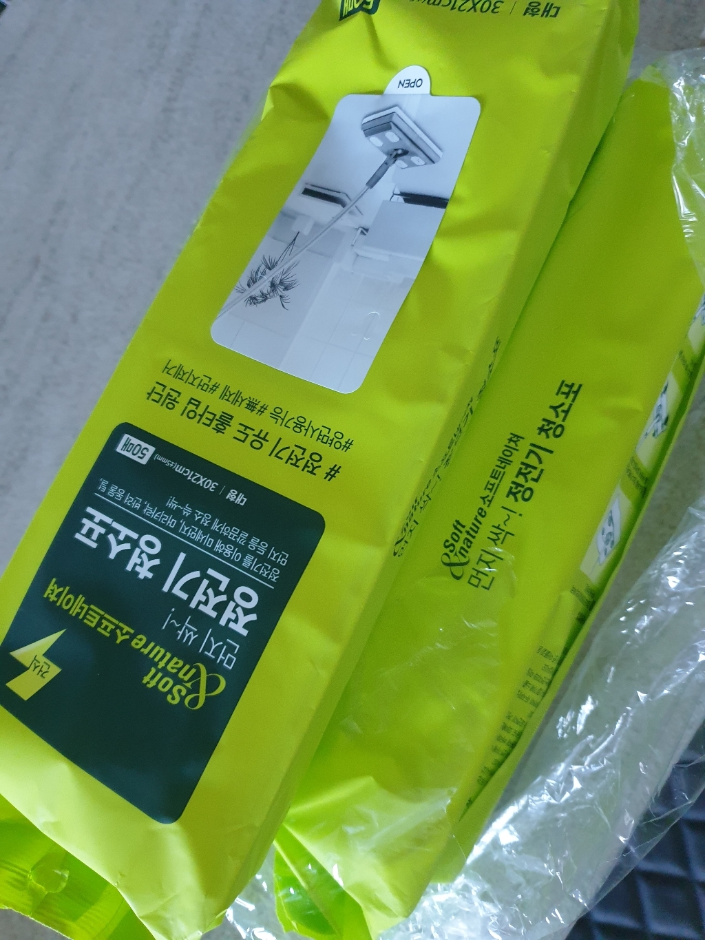 소프트네이쳐 먼지싹 정전기 청소포 건식 50매 리뷰후기