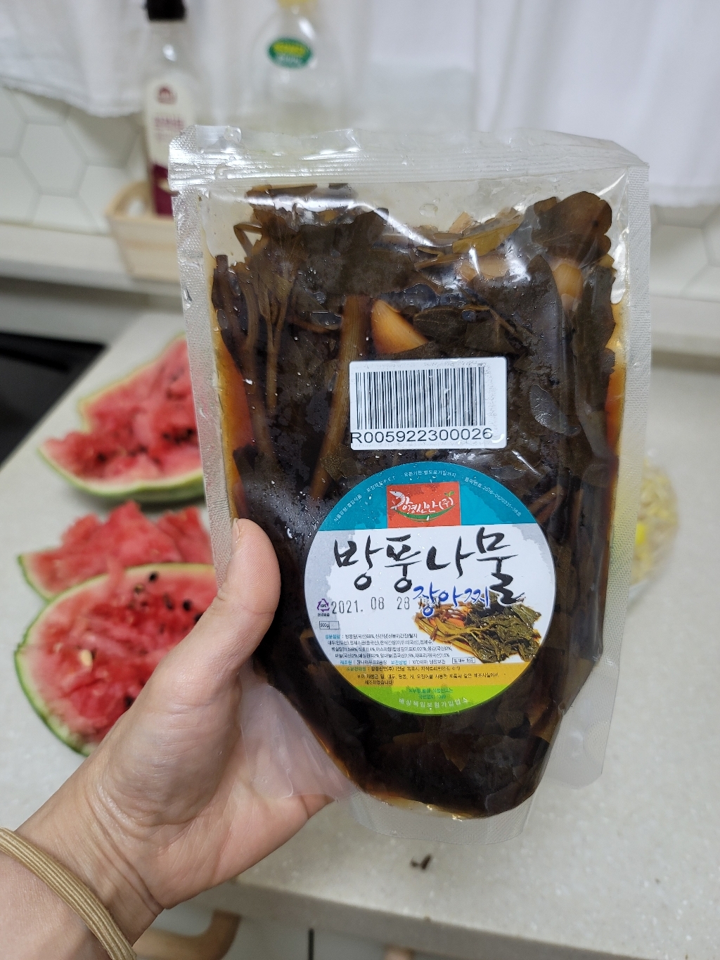 강경신안 방풍나물 장아찌 리뷰후기