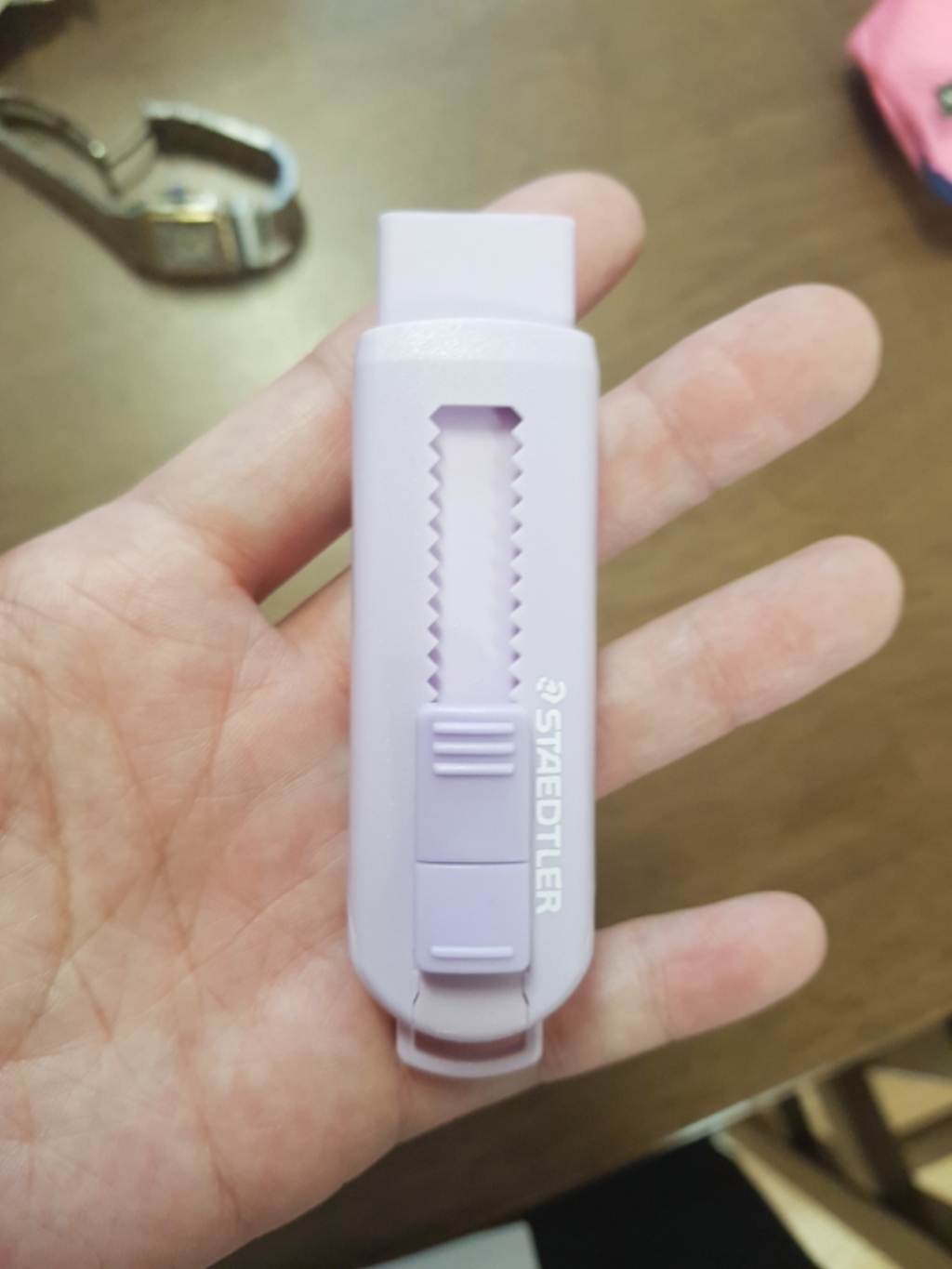 스테들러 슬라이딩 지우개 블루화이트 파스텔 4종