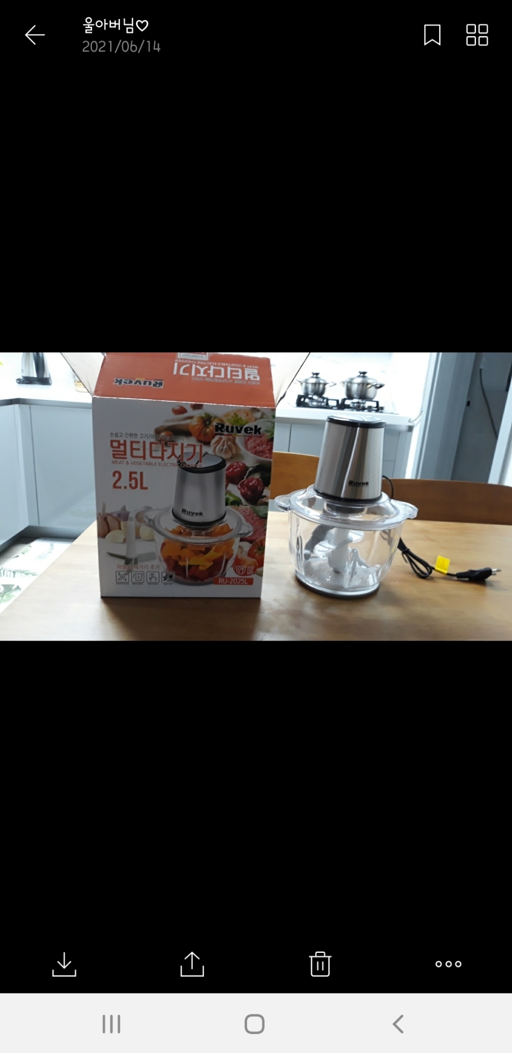 루베크 멀티 만능 다지기 25L RU-2025L 리뷰후기