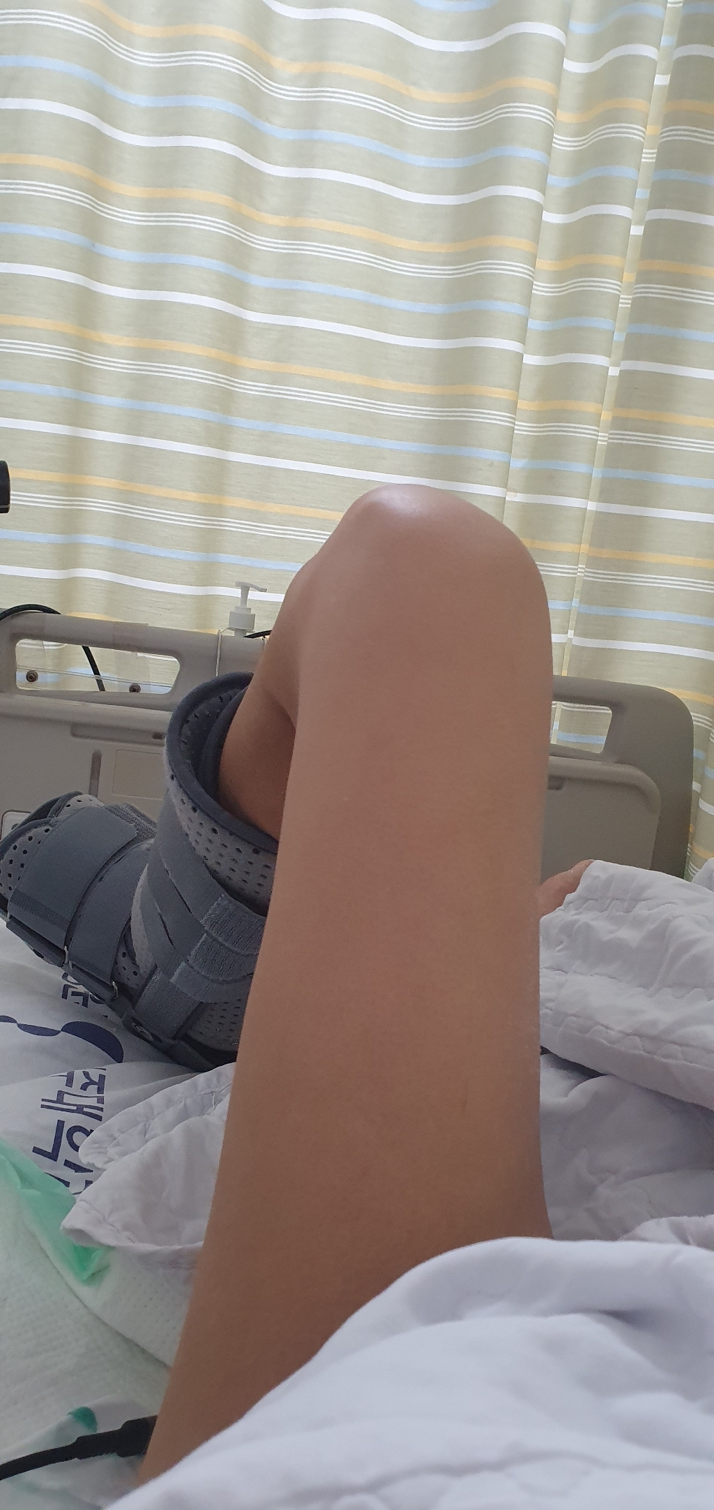 발목 보대 반 깁스 발등 인대 아대 부목 아킬레스건 지지대 걷기용