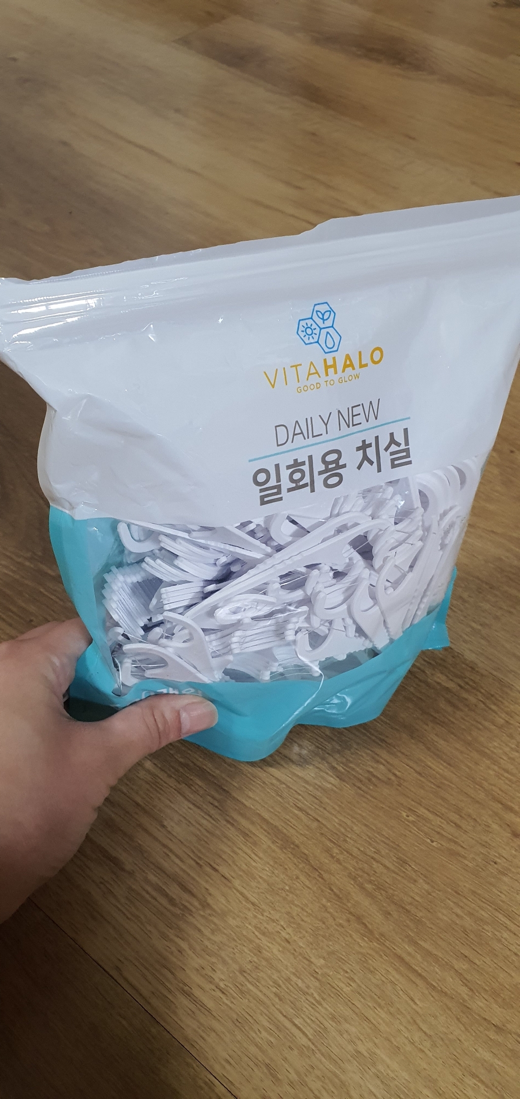 비타할로 데일리뉴 국내 생산 일회용 치실 리뷰후기