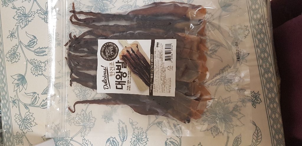 해맑은푸드 반건조 대왕발 오징어 리뷰후기