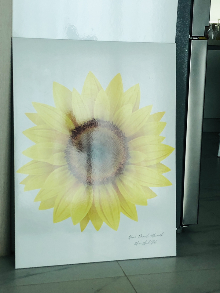 마니앤솔 해바라기 액자테이블 특대