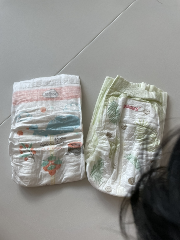 보솜이 라이트핏 썸머 밴드형 기저귀 남녀공용 중형 리뷰후기