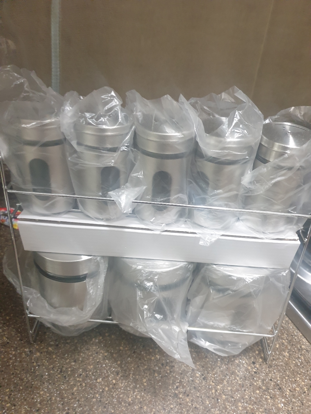 블루선 다용도 스텐리스 주방 양념통 8종